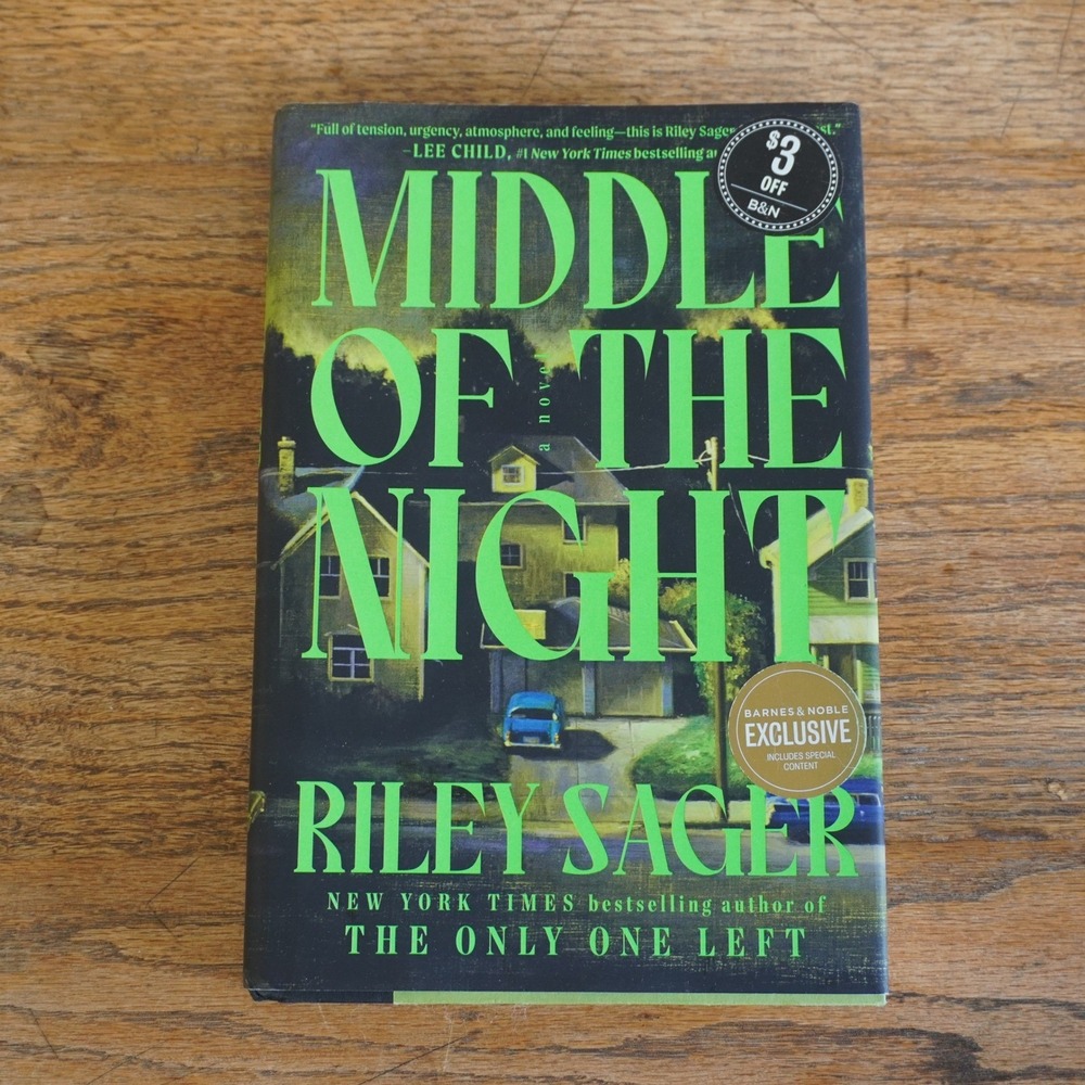 Middle of the Night Riley Sager Hardcover Barnes & Noble Exclusive Edition 2024